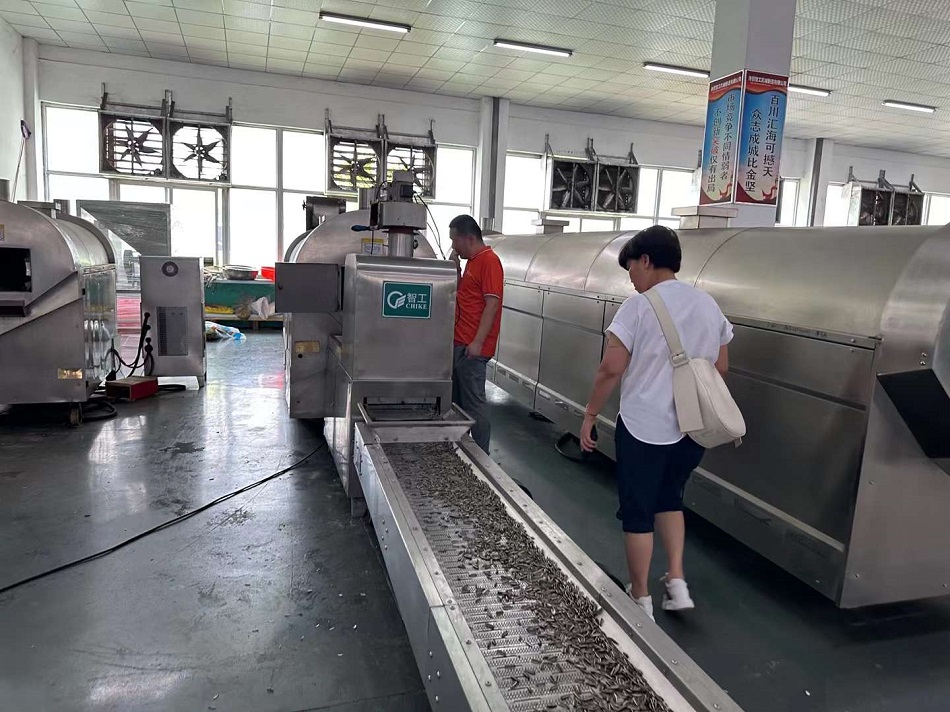 流水線電磁炒貨機